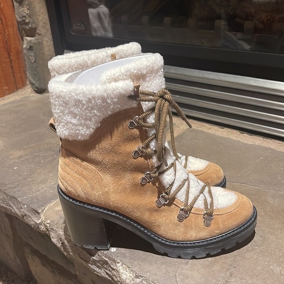 VACINTA HEELED COMBAT BOOTIE - Picture 5 of 11